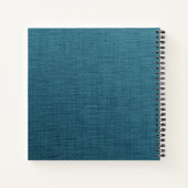 Berufliche Personalisierte Blindtextur Notizblock (Rückseite)