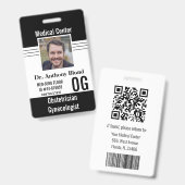 Berufliche personalisierte Gesundheitsversorgung Ausweis (Vorder- & Rückseite)