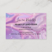 Berufliche Personalkarte für das Unternehmen Terminkarte (Rückseite)