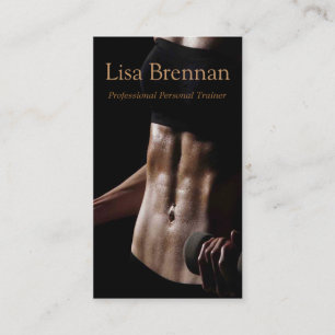 Berufliche persönliche Trainer-/Bodybuilder-Karte Visitenkarte
