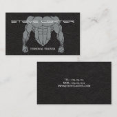 berufliche persönliche Trainer-/Bodybuilder-Karte Visitenkarte (Vorne/Hinten)