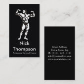 Berufliche persönliche Trainer-/Bodybuilder-Karte Visitenkarte (Vorne/Hinten)