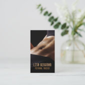 Berufliche persönliche Trainer-/Fitness-Karte Visitenkarte (Stehend Vorderseite)