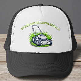 Berufliche Pflege und Betreuung von schwarzgrünen Truckerkappe