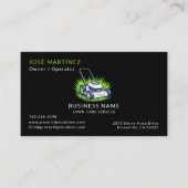 Berufliche Pflege und Betreuung von schwarzgrünen Visitenkarte (Vorderseite)