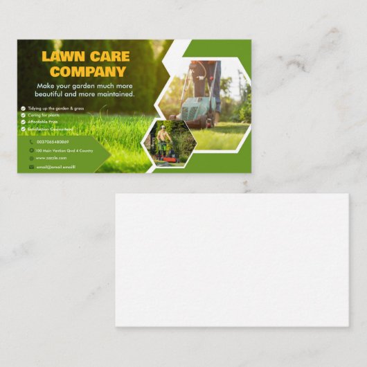 Berufliche Pflege Visitenkarte (Vorne/Hinten)