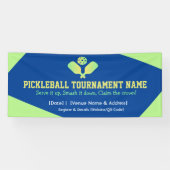 Berufliche Pickleball-Event-Signatur Banner (Horizontal)