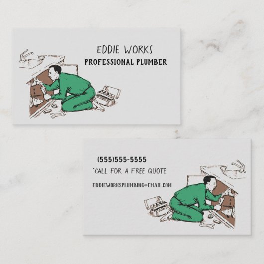 Berufliche Plattenarbeitsplatz Cool Visitenkarte (Vorne/Hinten)