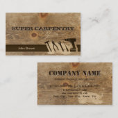 Berufliche Plattform-hölzerne Zimmerei-Reparatur Visitenkarte (Vorne/Hinten)