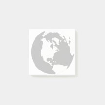 berufliche Post-Itanmerkung des Kugelerdreiselogos