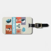 Berufliche Psychiatristin Iconic entwickelt Gepäckanhänger (Vorderseite horizontal)