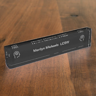 Berufliche Psychotherapeutin Namensplakette