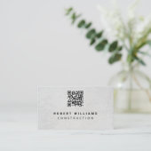 Berufliche QR Code Business Card Visitenkarte (Stehend Vorderseite)
