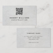 Berufliche QR Code Business Card Visitenkarte (Vorne/Hinten)