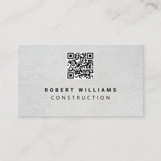Berufliche QR Code Business Card Visitenkarte (Vorderseite)