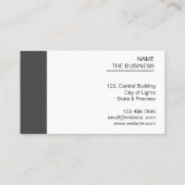 Berufliche QR-Code-Minimale Scannable-Werbeaktion Visitenkarte (Rückseite)