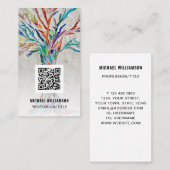 Berufliche QR-Code-Visitenkarte Visitenkarte (Vorne/Hinten)