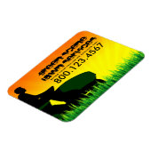 berufliche Rasenpflege Magnet (Linke Seite)