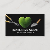 Berufliche Rasenpflege und Landschaften im Grasher Visitenkarte (Vorderseite)