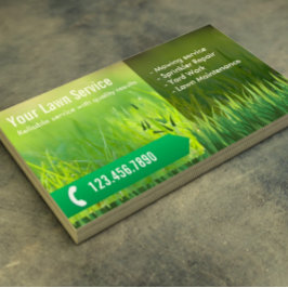 Berufliche Rasenpflege und Landschaften Visitenkarte