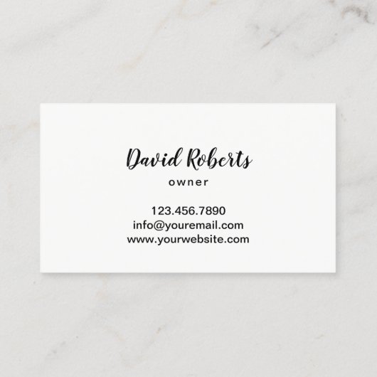 Berufliche Rasenpflege und Landschaftsgrube Visitenkarte (Rückseite)