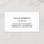 Berufliche Rasenpflege und Landschaftsschutz Schwa Visitenkarte (Rückseite)