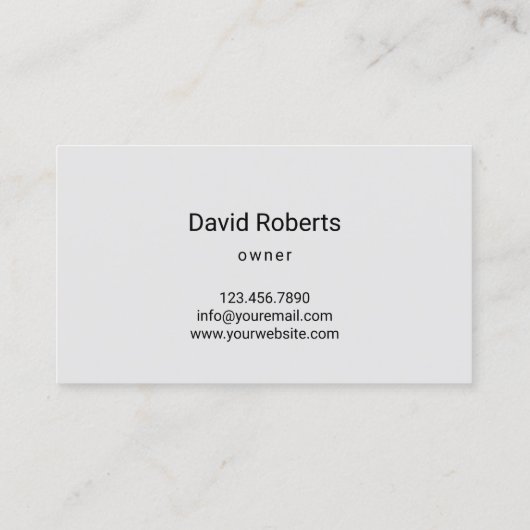 Berufliche Rasenpflege und Landschaftsschutz Visitenkarte (Rückseite)