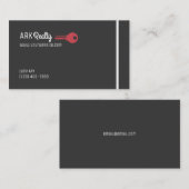 Berufliche Real Anwesen Business Card Visitenkarte (Vorne/Hinten)