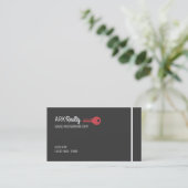 Berufliche Real Anwesen Business Card Visitenkarte (Stehend Vorderseite)