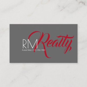 Berufliche Real Anwesen Business Card Visitenkarte