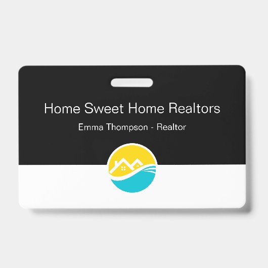 Berufliche Real Anwesen Personalname Abzeichen Ausweis (Vorderseite)