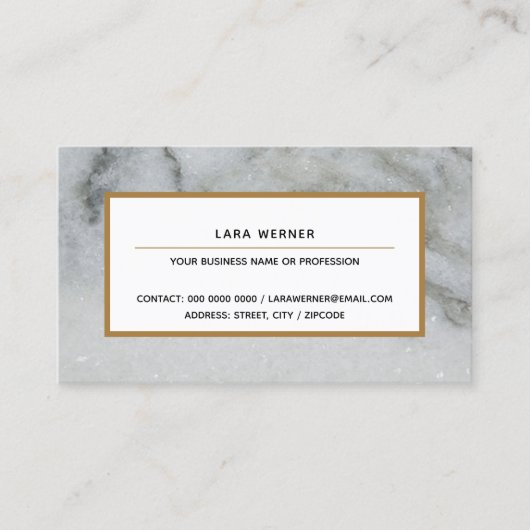 berufliche rechteckige Form aus elegantem grauem M Visitenkarte (Vorderseite)