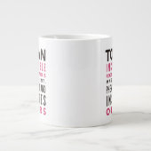 Berufliche Recruiter-Tasse Jumbo-Tasse (Vorderseite)