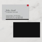 Berufliche Red Pixel Investment Bank Visitenkarte (Vorne/Hinten)
