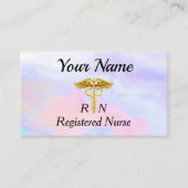 Berufliche registrierte Krankenschwester Visitenkarte (Vorderseite)