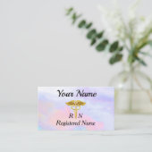 Berufliche registrierte Krankenschwester Visitenkarte (Stehend Vorderseite)