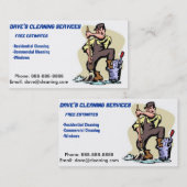 Berufliche Reiniger-Geschäfts-Karte Visitenkarte (Vorne/Hinten)