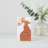 Berufliche Reinigung der Reinigungsmaid Visitenkarte (Stehend Vorderseite)