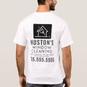 Berufliche Reinigung des Logos T-Shirt (Rückseite)