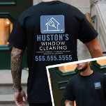 Berufliche Reinigung des Logos T-Shirt<br><div class="desc">Erhöhen Sie die Sichtbarkeit und Professionalität Ihrer Marke mit unserem Beruflichen Reinigungs-Logo Waschfenster-T - Shirt. Dieses Shirt wurde speziell für Unternehmen entwickelt, die Solarpaneelreinigung, Fensterwäsche sowie Wohn- und kommerzielle Reinigungsdienste anbieten. Es zeichnet sich durch ein individuelles Logo aus, das sowohl vorne als auch hinten sichtbar ist. Das saubere und moderne...</div>