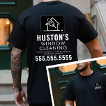 Berufliche Reinigung des Logos T-Shirt<br><div class="desc">Steigern Sie das berufliche Image Ihres Unternehmens mit unserem Beruflichen Reinigungs-Logo-Reinigungs-Fenster-Reiniger-T - Shirt, der auf die spezifischen Bedürfnisse der Reinigungsindustrie zugeschnitten ist. Diese Shirts mit einem eigenen Waschlogo für Power sind ideal für Unternehmen, die sich auf die Reinigung von Solarpaneelen, Wohnungen und kommerzielle Fensterreinigung spezialisiert haben. Das Design wird strategisch...</div>