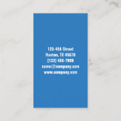 Berufliche Reinigung des Squeege-Fensters Visitenkarte (Rückseite)