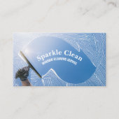Berufliche Reinigung des Squeege-Fensters Visitenkarte (Vorderseite)