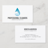 Berufliche Reinigung, Druckwäsche Visitenkarte (Vorne/Hinten)