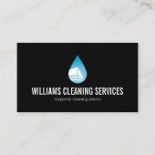 Berufliche Reinigung, Druckwäsche Visitenkarte (Vorderseite)