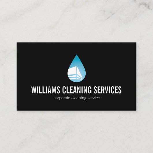 Berufliche Reinigung, Druckwäsche Visitenkarte (Vorderseite)