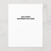 Berufliche Reinigung | Individuelles Geschäft Flyer (Hinten)