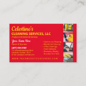 Berufliche Reinigung/Janitorial Housekeeping Serv Visitenkarte (Vorderseite)