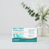 Berufliche Reinigung/Janitorial Housekeeping Serv Visitenkarte (Stehend Vorderseite)