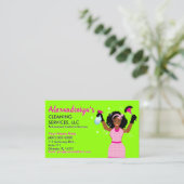 Berufliche Reinigung/Janitorial Housekeeping Serv Visitenkarte (Stehend Vorderseite)